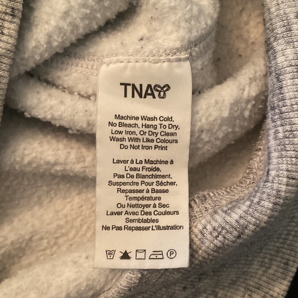 Small Grey TNA Hoodie - Picture 6 of 9